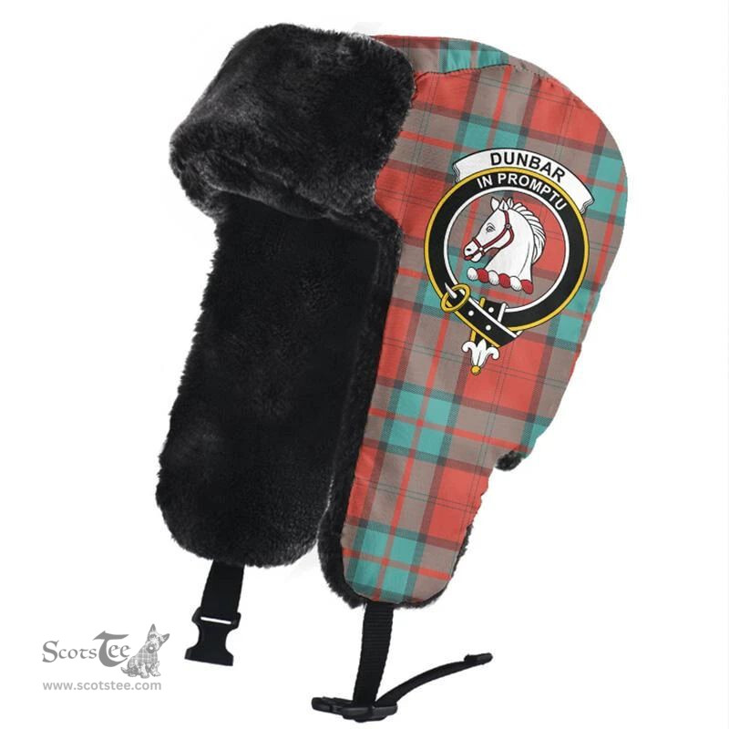 Scottish Dunbar Ancient Clans Tartan Trapper Hat - Crest Classic Scottish Plaid Tartan Plaid