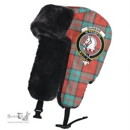 Scottish Dunbar Ancient Clans Tartan Trapper Hat - Crest Classic Scottish Plaid Tartan Plaid