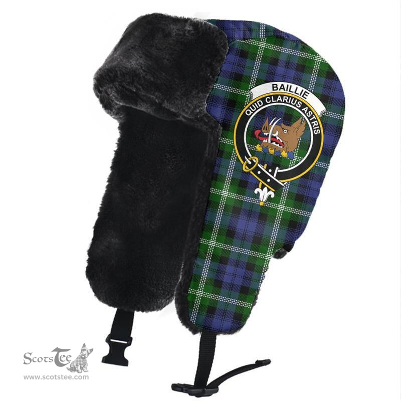 Scottish Baillie Modern Clans Tartan Trapper Hat - Crest Classic Scottish Plaid Tartan Plaid