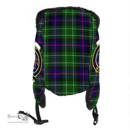Scottish Leslie Hunting Clans Tartan Trapper Hat - Crest Classic Scottish Plaid Tartan Plaid
