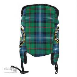 Scottish Urquhart Ancient Clans Tartan Trapper Hat - Crest Classic Scottish Plaid Tartan Plaid