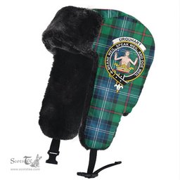 Scottish Urquhart Ancient Clans Tartan Trapper Hat - Crest Classic Scottish Plaid Tartan Plaid