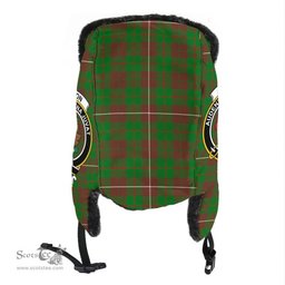 Scottish MacKinnon Hunting Modern Clans Tartan Trapper Hat - Crest Classic Scottish Plaid Tartan Plaid