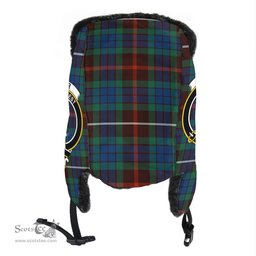 Scottish Fraser Hunting Ancient Clans Tartan Trapper Hat - Crest Classic Scottish Plaid Tartan Plaid