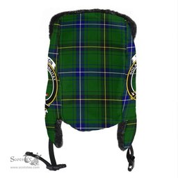 Scottish Henderson Modern Clans Tartan Trapper Hat - Crest Classic Scottish Plaid Tartan Plaid