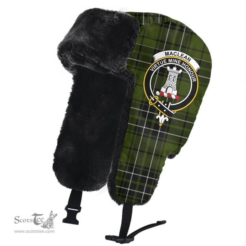 Scottish MacLean Hunting Clans Tartan Trapper Hat - Crest Classic Scottish Plaid Tartan Plaid