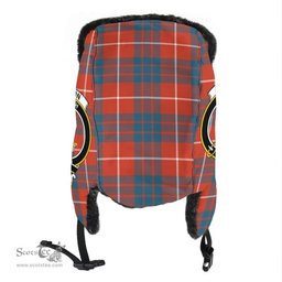 Scottish Hamilton Ancient Clans Tartan Trapper Hat - Crest Classic Scottish Plaid Tartan Plaid