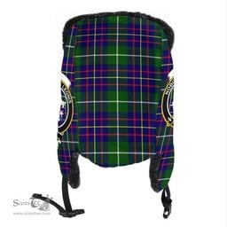 Scottish Inglis Modern Clans Tartan Trapper Hat - Crest Classic Scottish Plaid Tartan Plaid