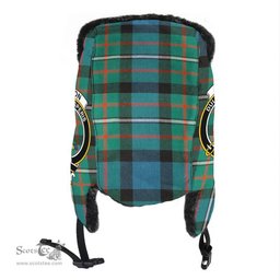 Scottish FERGUSON ANCIENT Clans Tartan Trapper Hat - Crest Classic Scottish Plaid Tartan Plaid