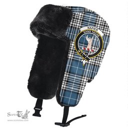 Scottish Napier Modern Clans Tartan Trapper Hat - Crest Classic Scottish Plaid Tartan Plaid