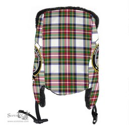 Scottish Stewart Dress Modern Clans Tartan Trapper Hat - Crest Classic Scottish Plaid Tartan Plaid