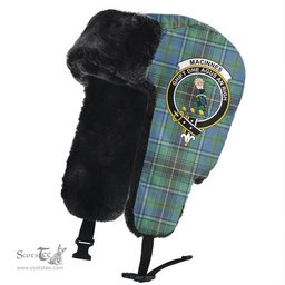 Scottish MacInnes Ancient Clans Tartan Trapper Hat - Crest Classic Scottish Plaid Tartan Plaid