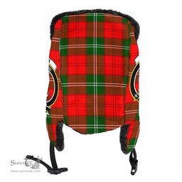 Scottish Lennox Modern Clans Tartan Trapper Hat - Crest Classic Scottish Plaid Tartan Plaid