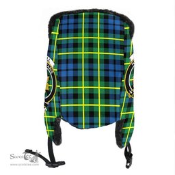 Scottish Campbell of Breadalbane Ancient Clans Tartan Trapper Hat - Crest Classic Scottish Plaid Tartan Plaid