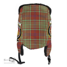 Scottish MacGill Modern Clans Tartan Trapper Hat - Crest Classic Scottish Plaid Tartan Plaid