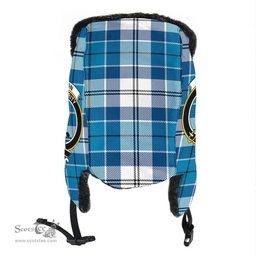 Scottish Roberton Clans Tartan Trapper Hat - Crest Classic Scottish Plaid Tartan Plaid