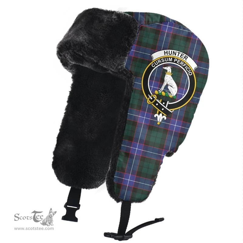 Scottish Hunter Modern Clans Tartan Trapper Hat - Crest Classic Scottish Plaid Tartan Plaid