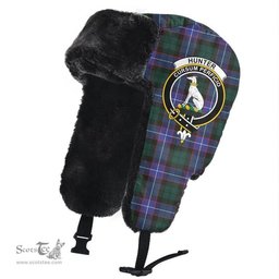 Scottish Hunter Modern Clans Tartan Trapper Hat - Crest Classic Scottish Plaid Tartan Plaid