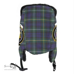 Scottish Campbell Argyll Modern Clans Tartan Trapper Hat - Crest Classic Scottish Plaid Tartan Plaid