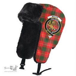 Scottish MacFie Clans Tartan Trapper Hat - Crest Classic Scottish Plaid Tartan Plaid