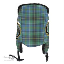 Scottish MacInnes Ancient Clans Tartan Trapper Hat - Crest Classic Scottish Plaid Tartan Plaid