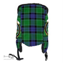 Scottish Graham of Menteith Modern Clans Tartan Trapper Hat - Crest Classic Scottish Plaid Tartan Plaid