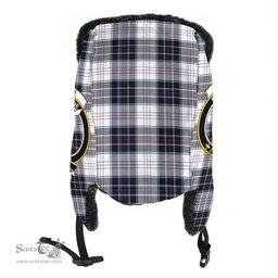 Scottish MacRae Dress Modern Clans Tartan Trapper Hat - Crest Classic Scottish Plaid Tartan Plaid