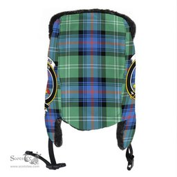 Scottish Sutherland Old Ancient Clans Tartan Trapper Hat - Crest Classic Scottish Plaid Tartan Plaid