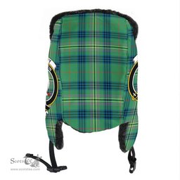 Scottish Kennedy Ancient Clans Tartan Trapper Hat - Crest Classic Scottish Plaid Tartan Plaid