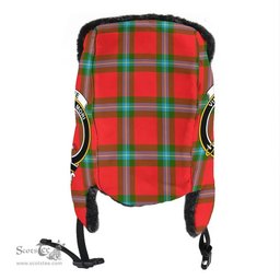 Scottish MacLaine of Loch Buie Clans Tartan Trapper Hat - Crest Classic Scottish Plaid Tartan Plaid