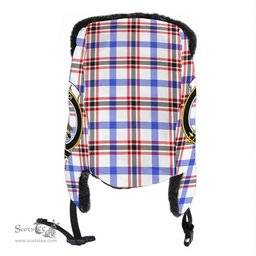 Scottish Boswell Modern Clans Tartan Trapper Hat - Crest Classic Scottish Plaid Tartan Plaid