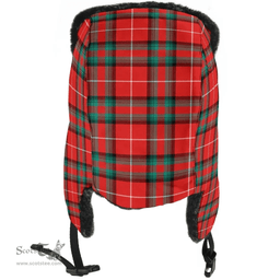 Scottish Stewart (Stuart) of Bute Clan Tartan Trapper Hat - Classic Scottish Plaid Tartan Plaid