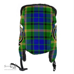 Scottish Maitland Clans Tartan Trapper Hat - Crest Classic Scottish Plaid Tartan Plaid