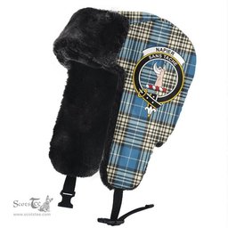 Scottish Napier Ancient Clans Tartan Trapper Hat - Crest Classic Scottish Plaid Tartan Plaid