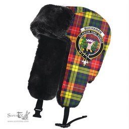 Scottish Buchanan Hunting Clans Tartan Trapper Hat - Crest Classic Scottish Plaid Tartan Plaid