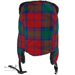 Scottish Fotheringham Modern Clan Tartan Trapper Hat - Classic Scottish Plaid Tartan Plaid