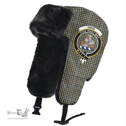 Scottish Haig Check Clans Tartan Trapper Hat - Crest Classic Scottish Plaid Tartan Plaid