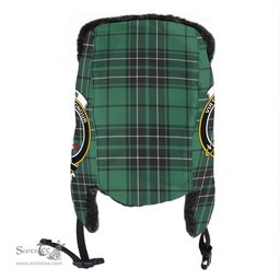 Scottish MacLean Hunting Ancient Clans Tartan Trapper Hat - Crest Classic Scottish Plaid Tartan Plaid