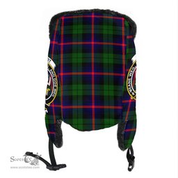 Scottish Urquhart Modern Clans Tartan Trapper Hat - Crest Classic Scottish Plaid Tartan Plaid