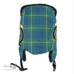 Scottish Hamilton Hunting Ancient Clans Tartan Trapper Hat - Crest Classic Scottish Plaid Tartan Plaid