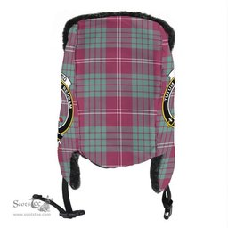 Scottish Crawford Ancient Clans Tartan Trapper Hat - Crest Classic Scottish Plaid Tartan Plaid