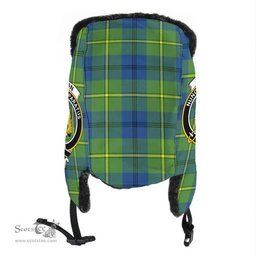 Scottish Johnston Ancient Clans Tartan Trapper Hat - Crest Classic Scottish Plaid Tartan Plaid