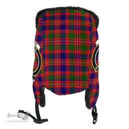 Scottish MacIntyre Modern Clans Tartan Trapper Hat - Crest Classic Scottish Plaid Tartan Plaid