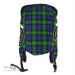 Scottish Gordon Modern Clans Tartan Trapper Hat - Crest Classic Scottish Plaid Tartan Plaid