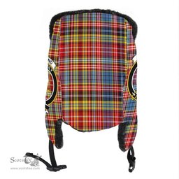Scottish Drummond of Strathallan Clans Tartan Trapper Hat - Crest Classic Scottish Plaid Tartan Plaid