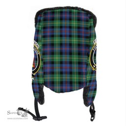 Scottish Farquharson Ancient Clans Tartan Trapper Hat - Crest Classic Scottish Plaid Tartan Plaid