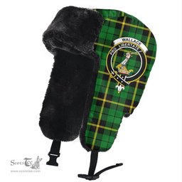 Scottish Wallace Hunting - Red Clans Tartan Trapper Hat - Crest Classic Scottish Plaid Tartan Plaid