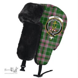 Scottish Gray Hunting Clans Tartan Trapper Hat - Crest Classic Scottish Plaid Tartan Plaid