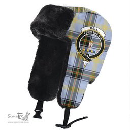 Scottish Bell of the Borders Clans Tartan Trapper Hat - Crest Classic Scottish Plaid Tartan Plaid