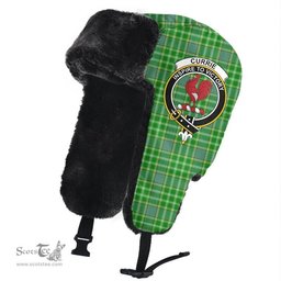 Scottish Currie Clans Tartan Trapper Hat - Crest Classic Scottish Plaid Tartan Plaid